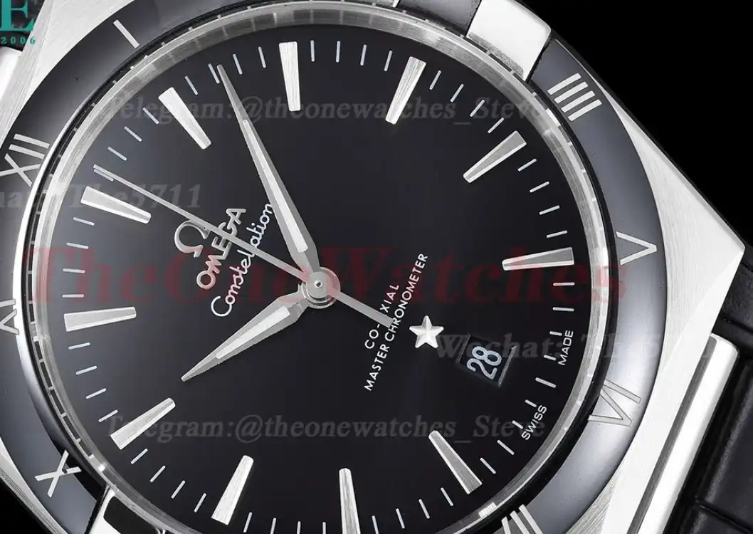 Constellation 41mm Ceramic SS LE Black Dial GDF MY8215