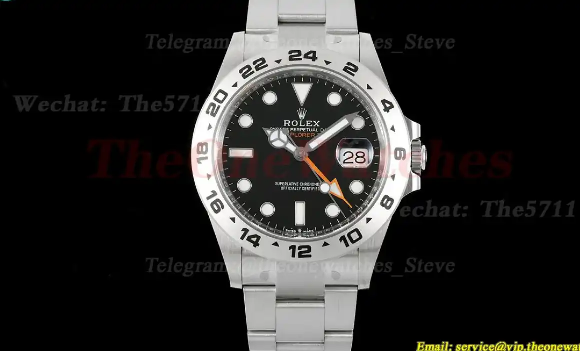 Explorer II 226570 42mm SS SS Black Dial Clean DD3285 Super Clone