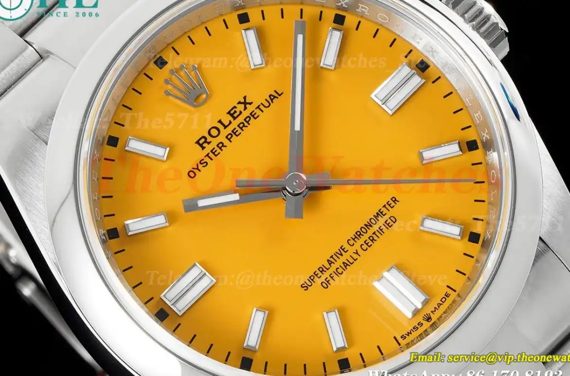 Oyster Perpetual 126000 36mm SS SS Yellow Stk VSF VS3230