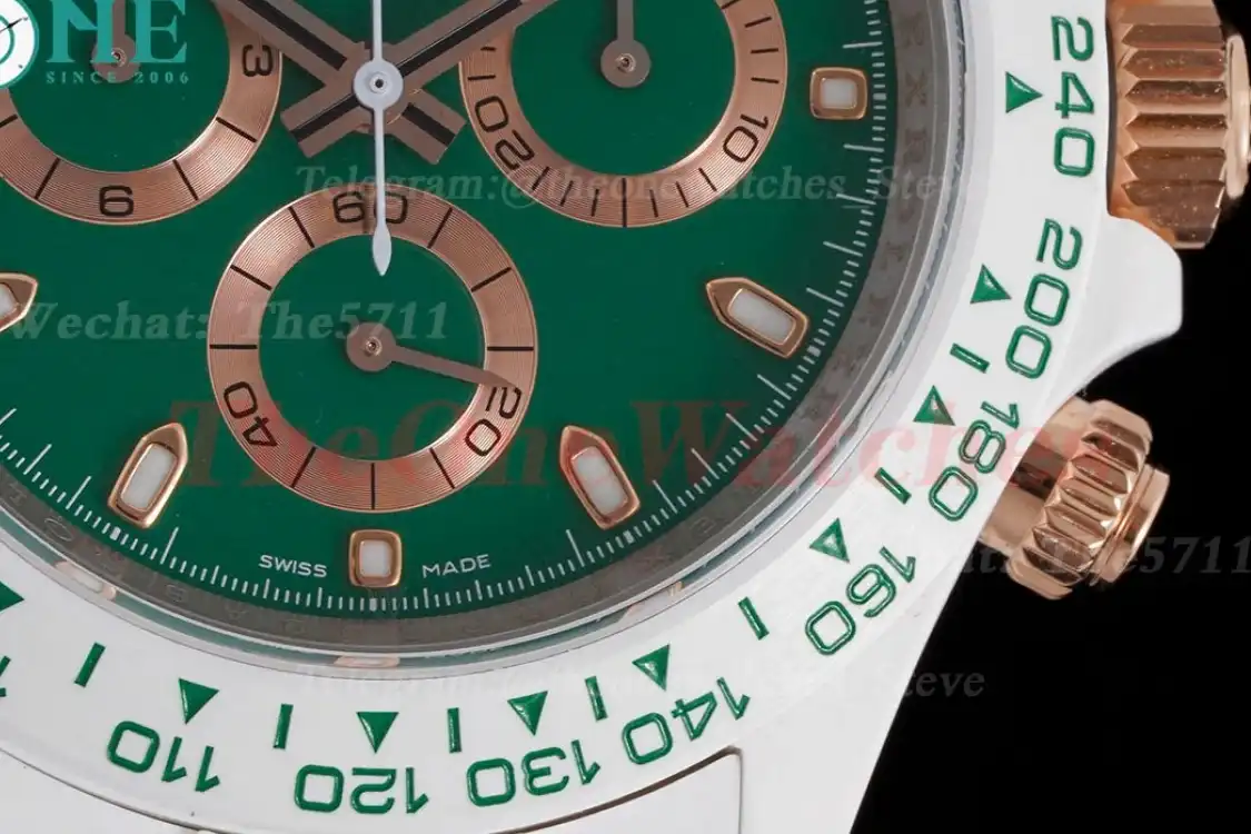 Daytona AET 40mm Cer Cer Green Dial ZF SH4130