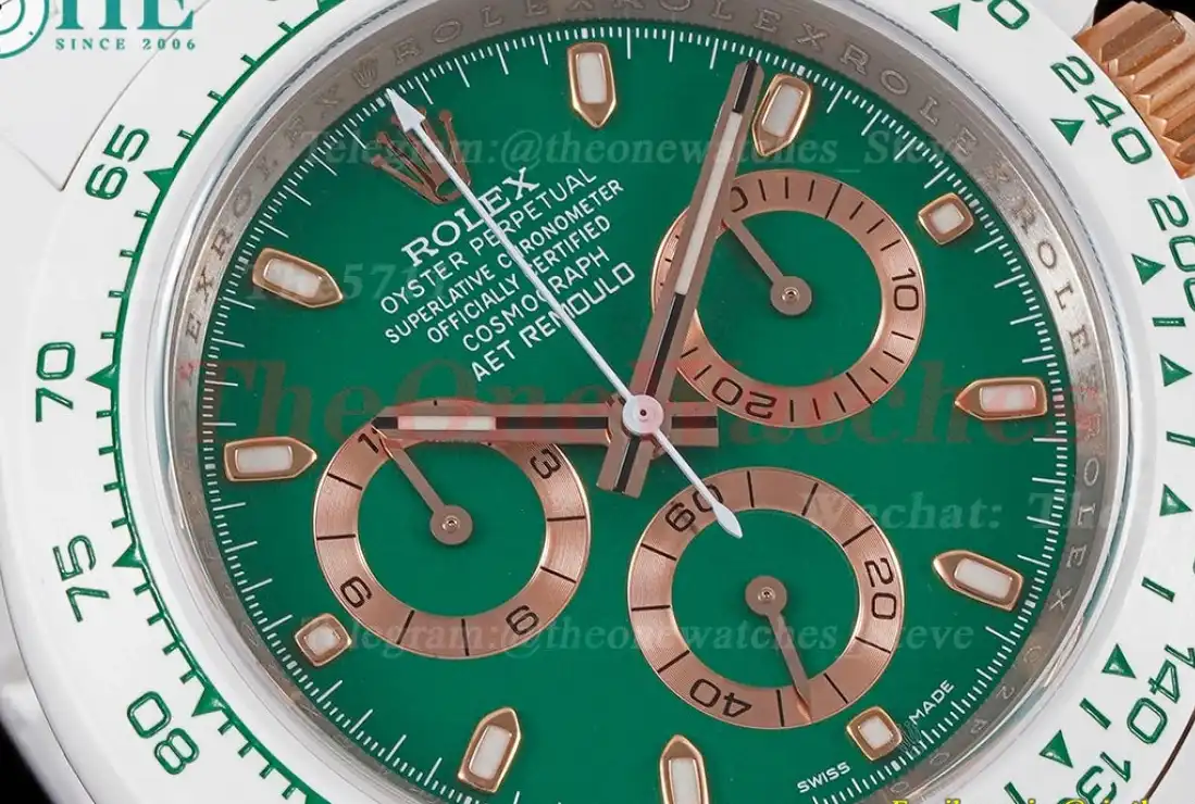 Daytona AET 40mm Cer Cer Green Dial ZF SH4130