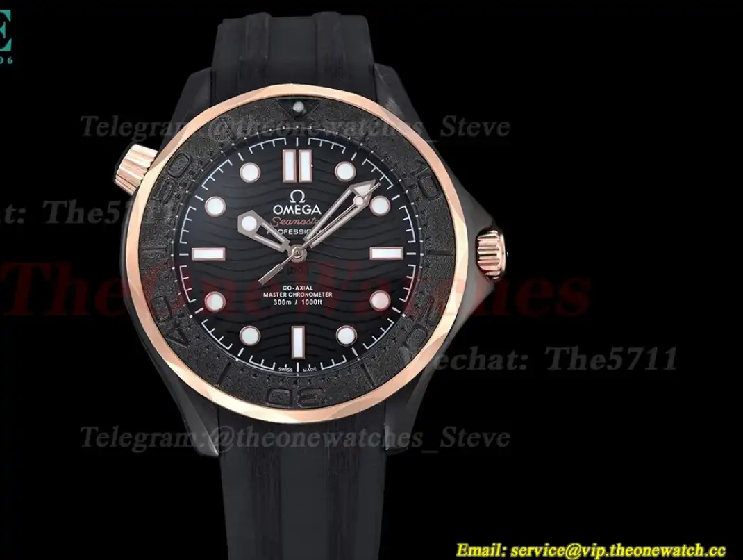 Seamaster 300m 42mm PVD RU Black Dial GDF MY8215