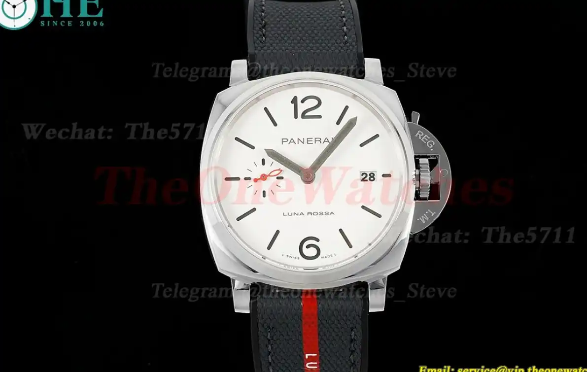 Luminor Due PAM1381 Luna Rossa 42mm SS RU White Dial VSF P900