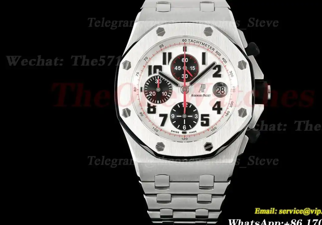 Royal Oak Offshore 26170ST 42mm SS SS White Dial TKF A7750