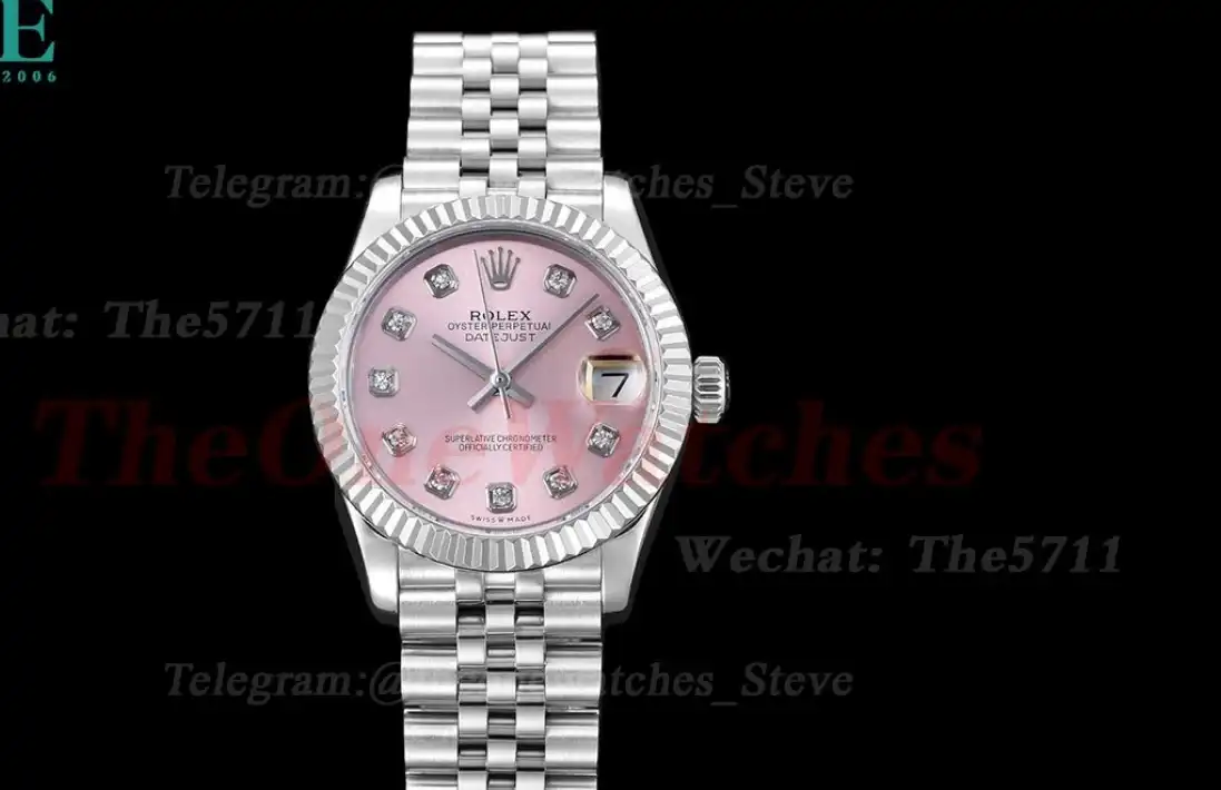 Datejust ladies 31mm SS SS Pink Dia WF A2671