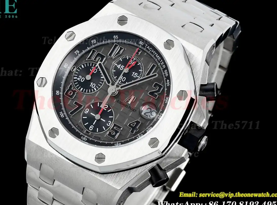 Royal Oak Offshore 42mm SS SS Grey Blk APF A7750