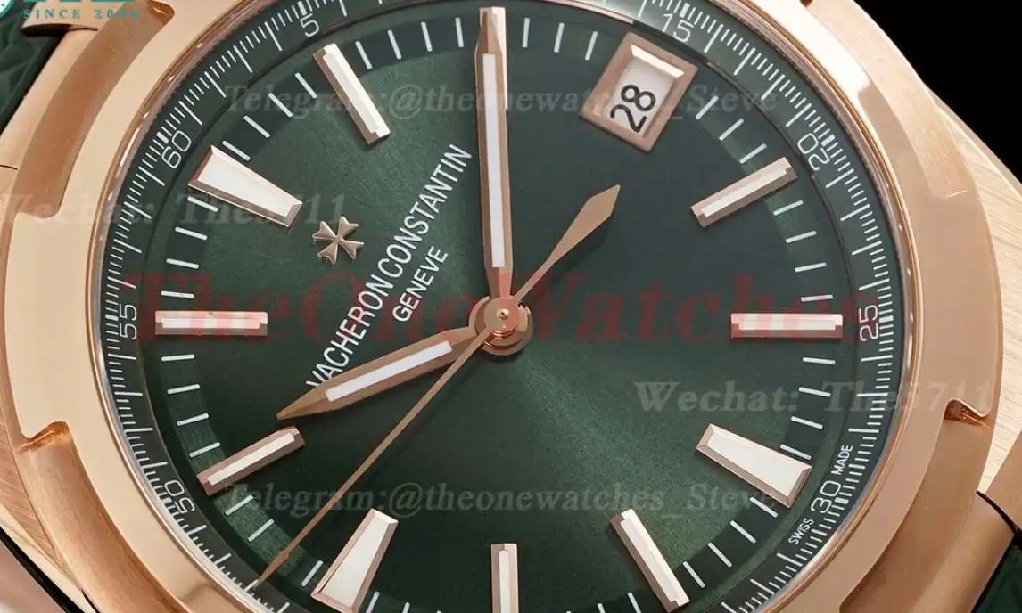 Overseas 4500V 41mm RG RU Green Dial 8F A5100