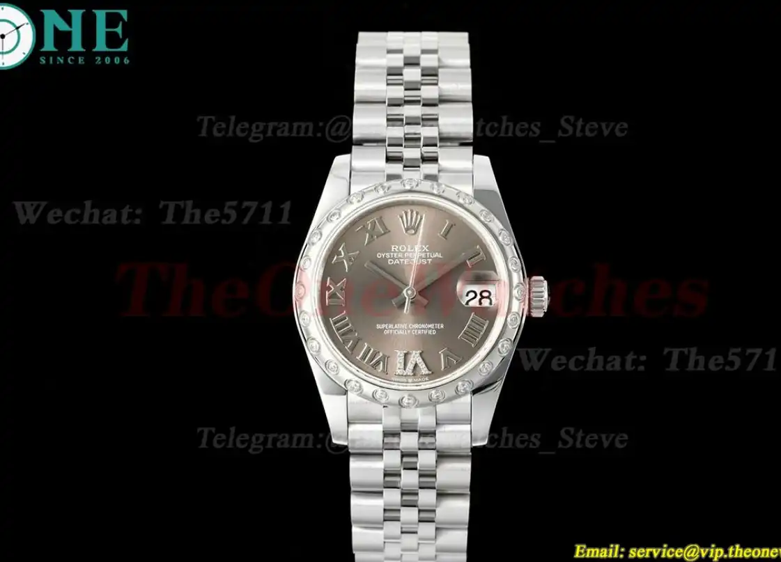 Datejust 178344 31mm Jub Dia SS SS Grey Rmn GMF A2824