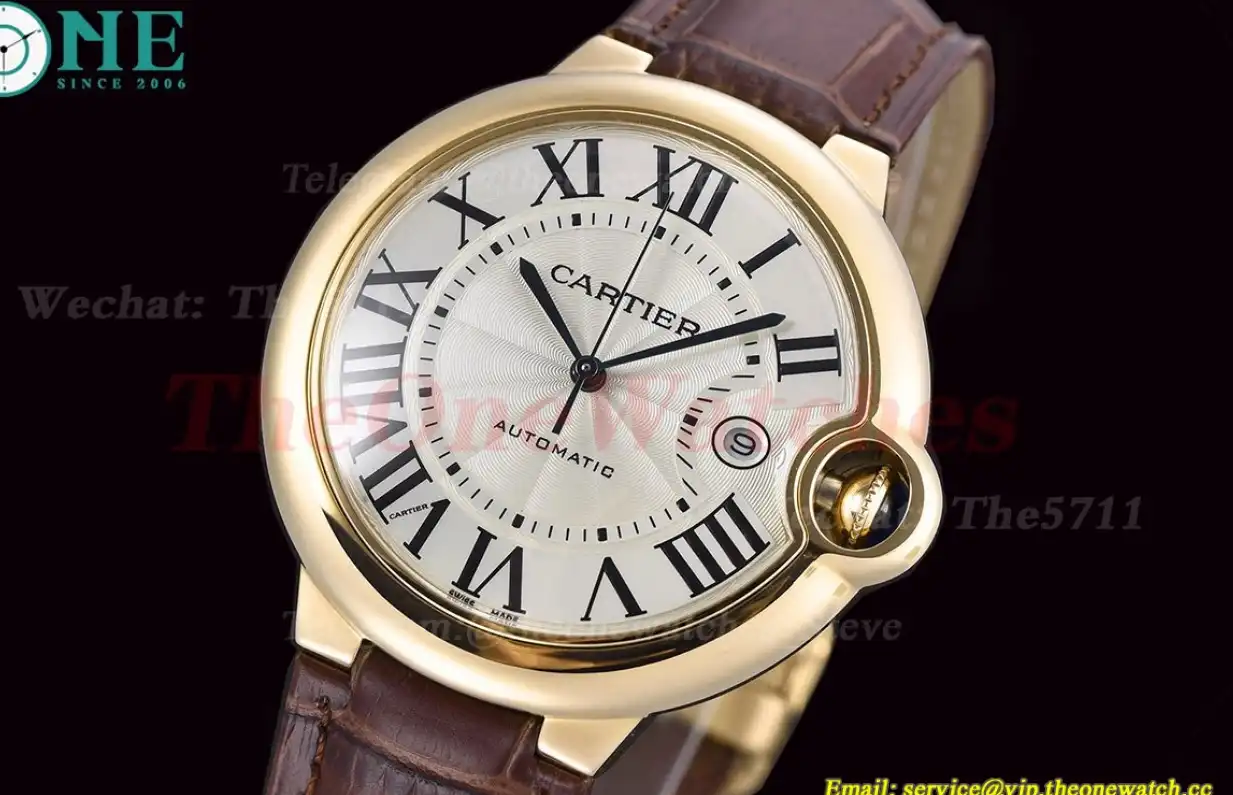 Ballon Bleu De Cartier 42mm YG LE White Dial GDF MY8215