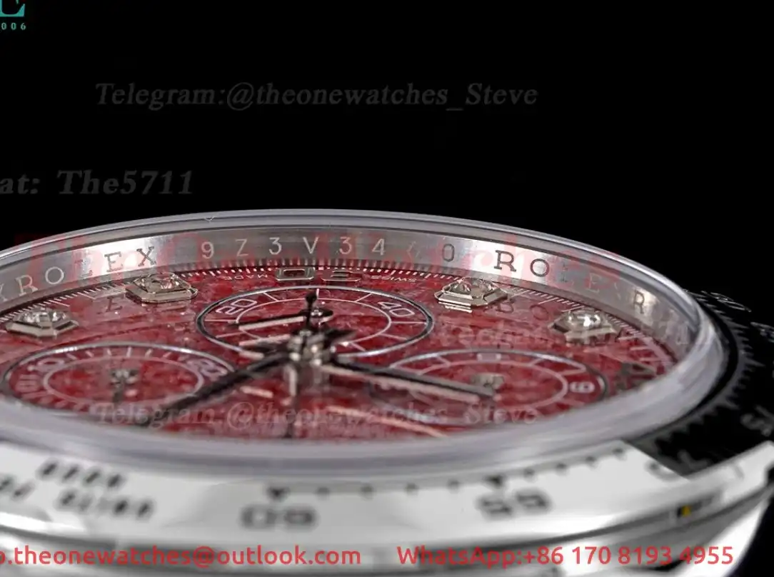 Daytona 116509 40mm SS SS Garnet Dial Clean DD4130