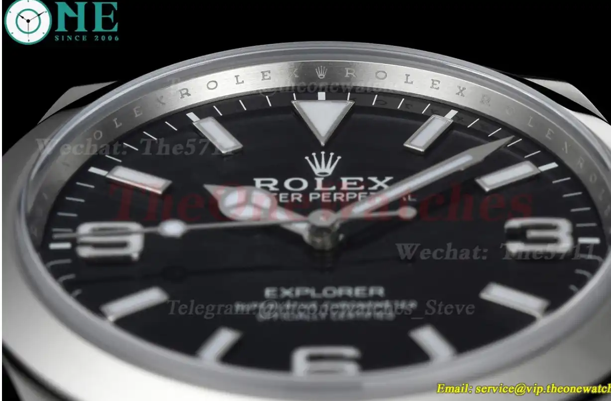 Explorer I 214270 39mm SS SS Black Dial Clean VS3130