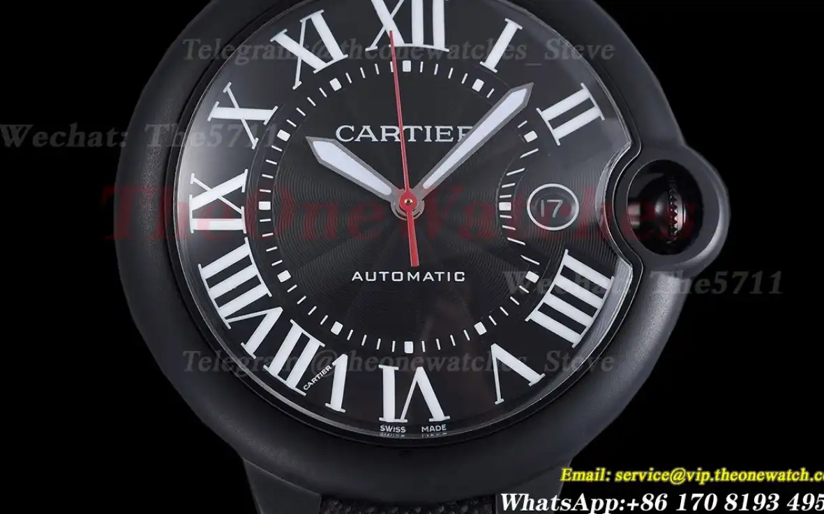 Ballon Bleu De Cartier 42mm DLC NY Black Dial GDF MY8215