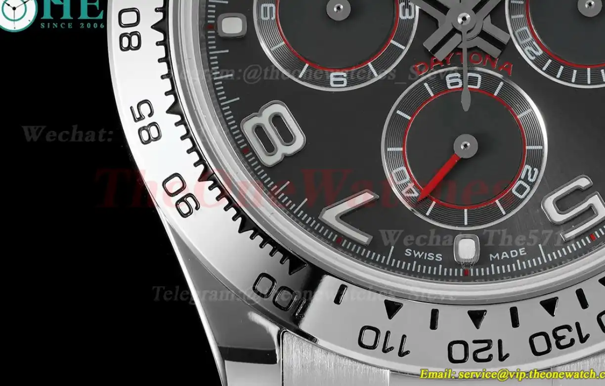 Daytona 116509 40mm SS SS Grey Dial OMF A7750