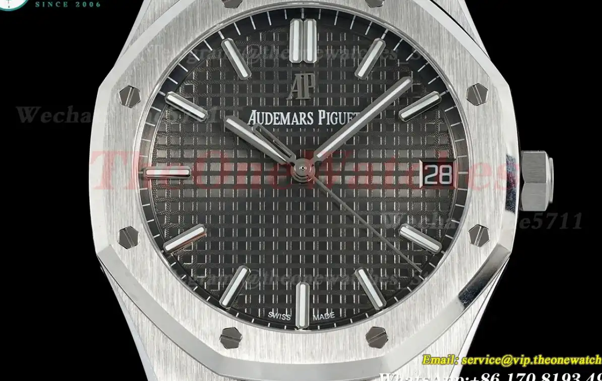 Royal Oak 41mm 15500 SS SS Grey Stk APSF A4302 Super Clone