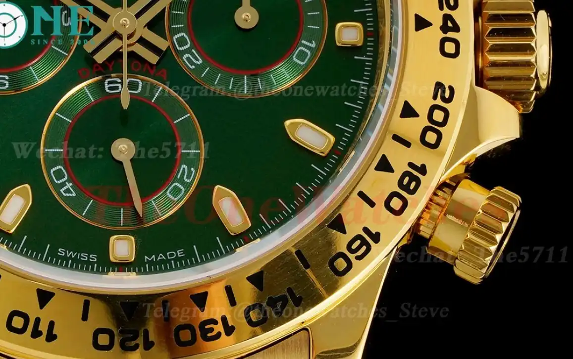 Daytona 116508 40mm YG YG Green Dial APS SH4130