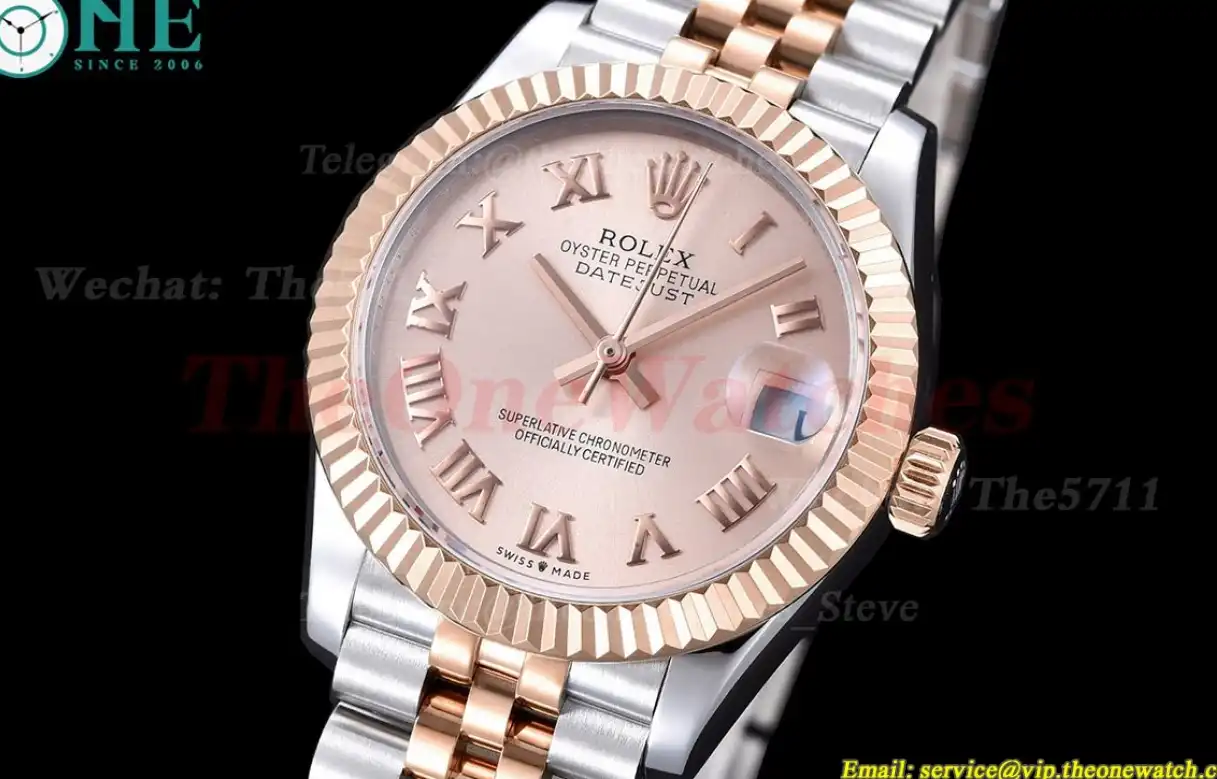 Datejust Ladies 31mm Jubilee RG SS Gold Rmn WF A2671