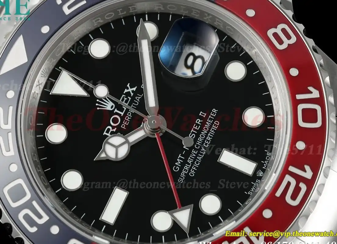 GMT Master II 126710 Pepsi Oys 40mm SS SS Black THBF SH3285