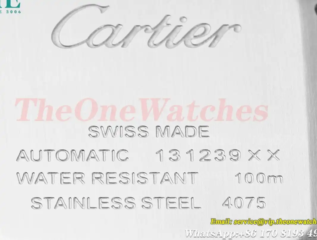 Santos De Cartier 35mm SS SS Grey Dial AF MY9015