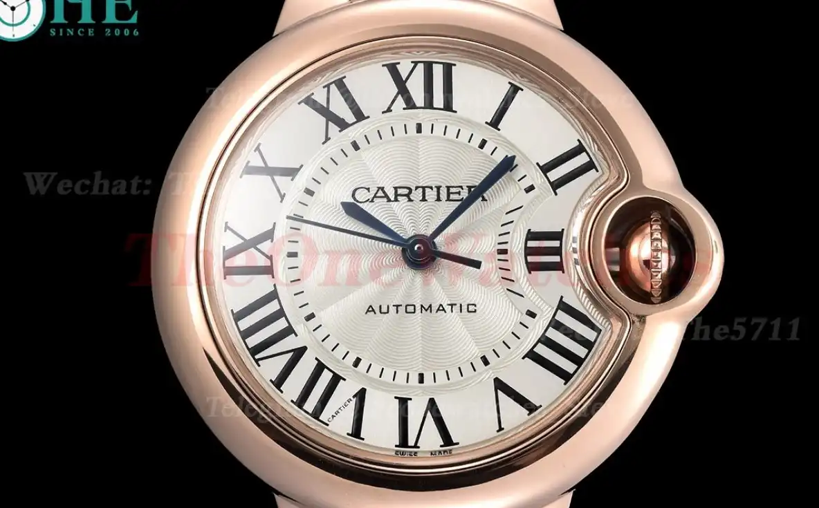 Ballon Bleu De Cartier 33mm RG RG White Rmn GDF NH05