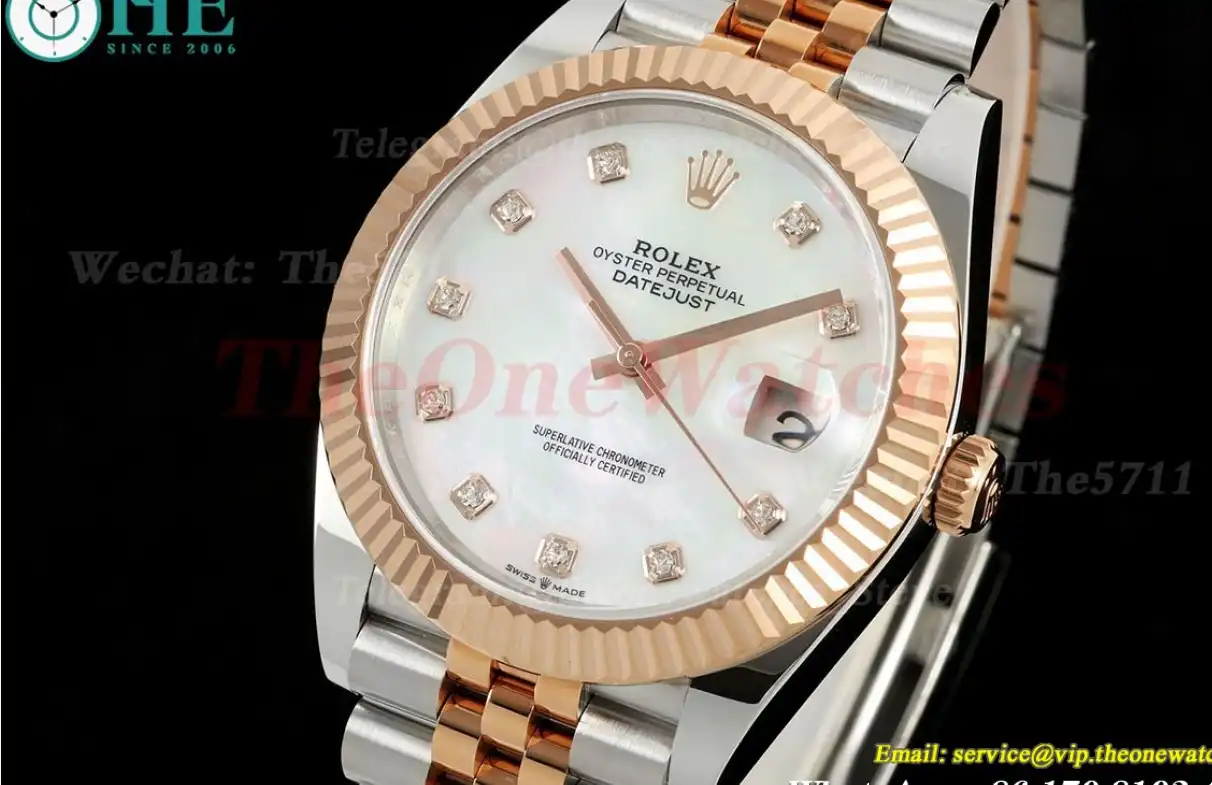 Datejust 126331 41mm Jub RG SS Mop Dia EWEF A3235