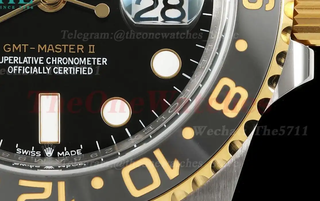 GMT Master II 126713 Jub 40mm YG SS Black Dial EWEF V2 SH3285