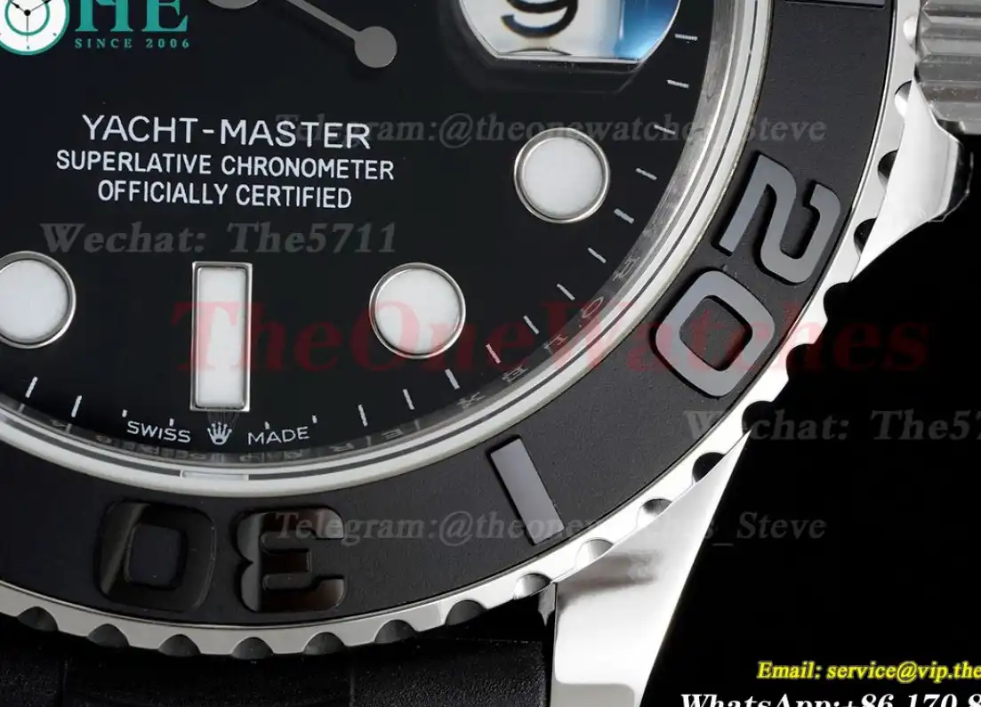 YachtMaster 226659 42mm 316L SS RU Blk EWF A3235