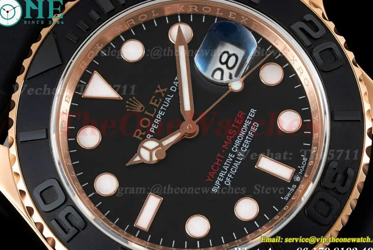 YachtMaster 126655 40mm RG RU Blk EWF A3235