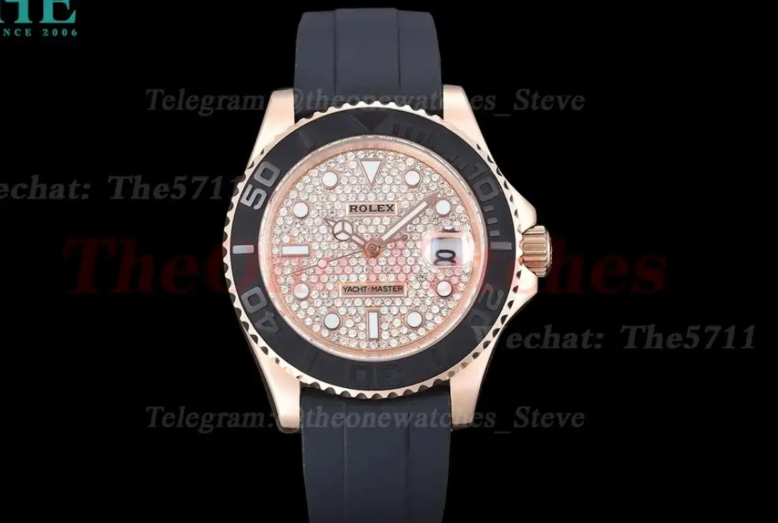 Yacht-Master 126655 40mm RG SS Diamond Dot GDF MY8215