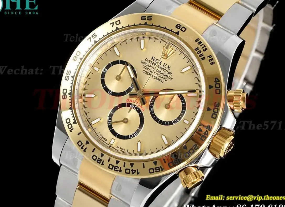 Daytona 126503 40mm SS YG Gold Stk APS SH4131 Super Clone