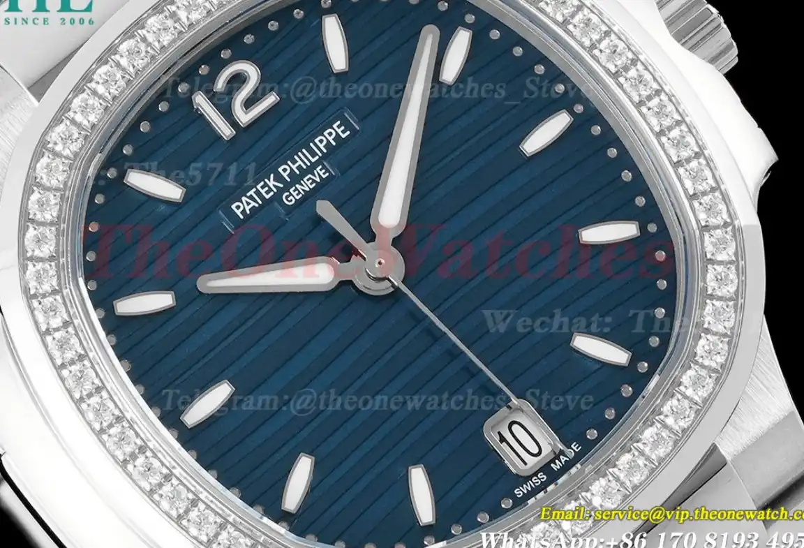 Nautilus 7118 35mm Dia SS SS Blue Dial PPF 324SC