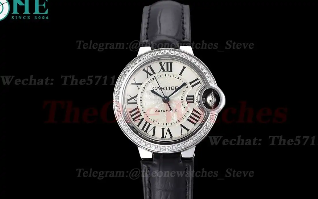 Ballon Bleu De Cartier 33mm Dia SS LE White Dial GDF NH05