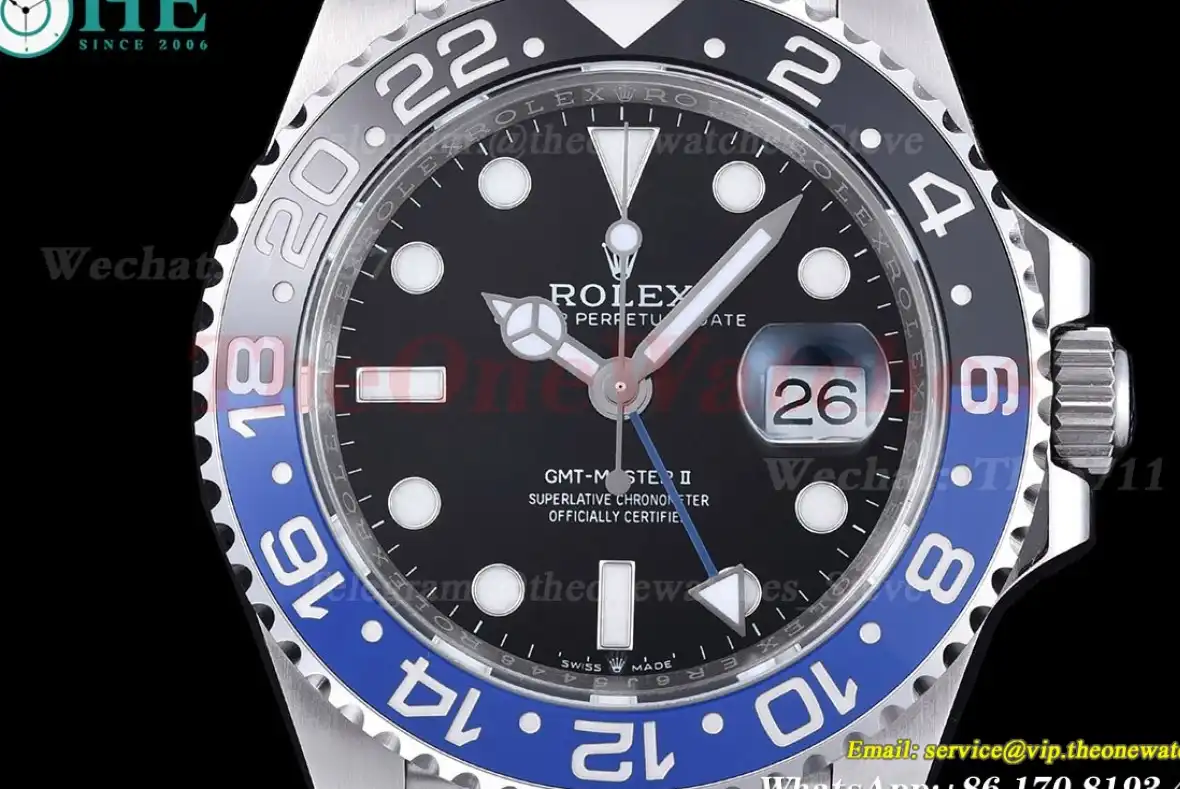 GMT Master II 126710 Batgirl Jub 40mm Black Blue EWF V2 VR3285