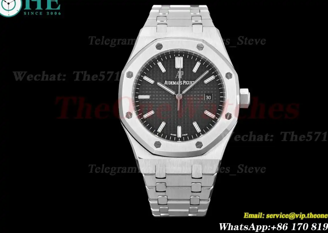 Royal Oak 15500 41mm SS SS Black Dial MY8215