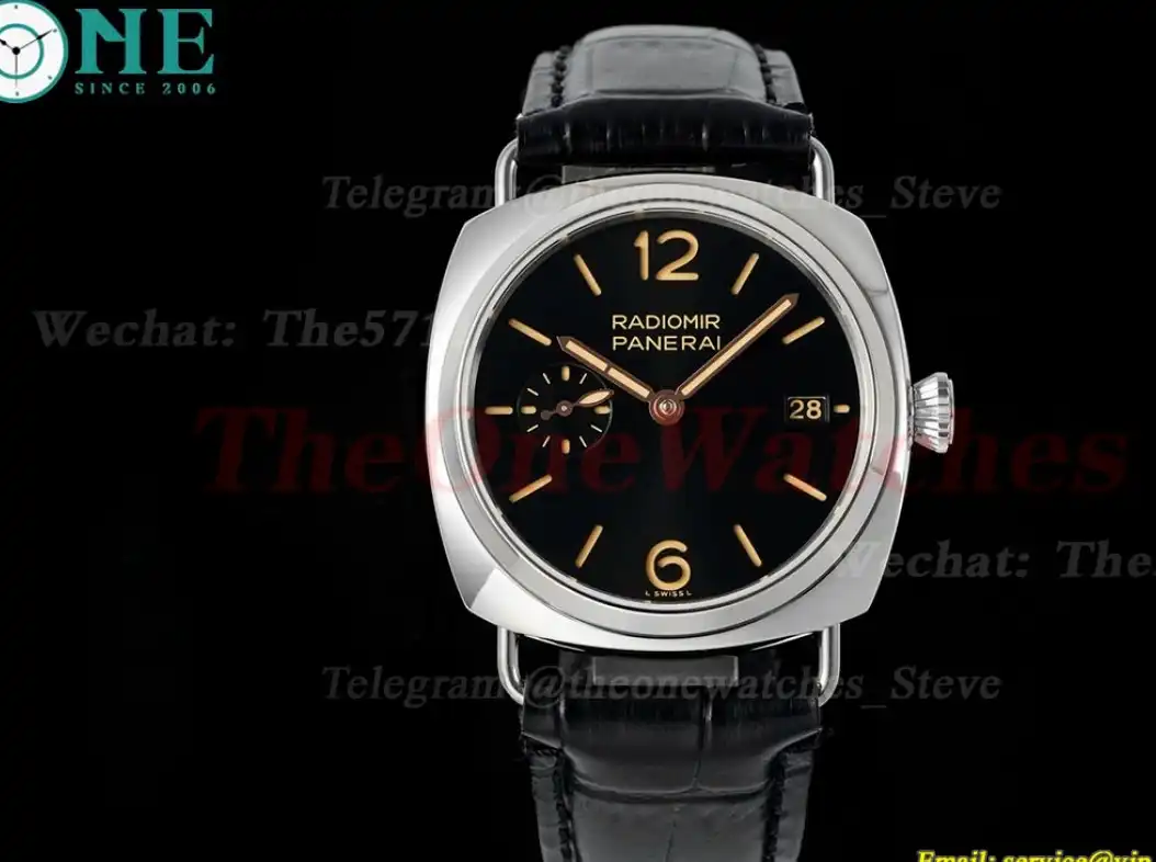 Radiomir Quaranta PAM1294 40MM SS LE Black Dial TTF A7750