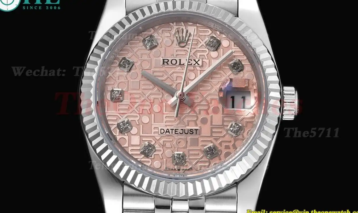 Datejust 126234 36mm Jub SS SS Textured GDF MY8215