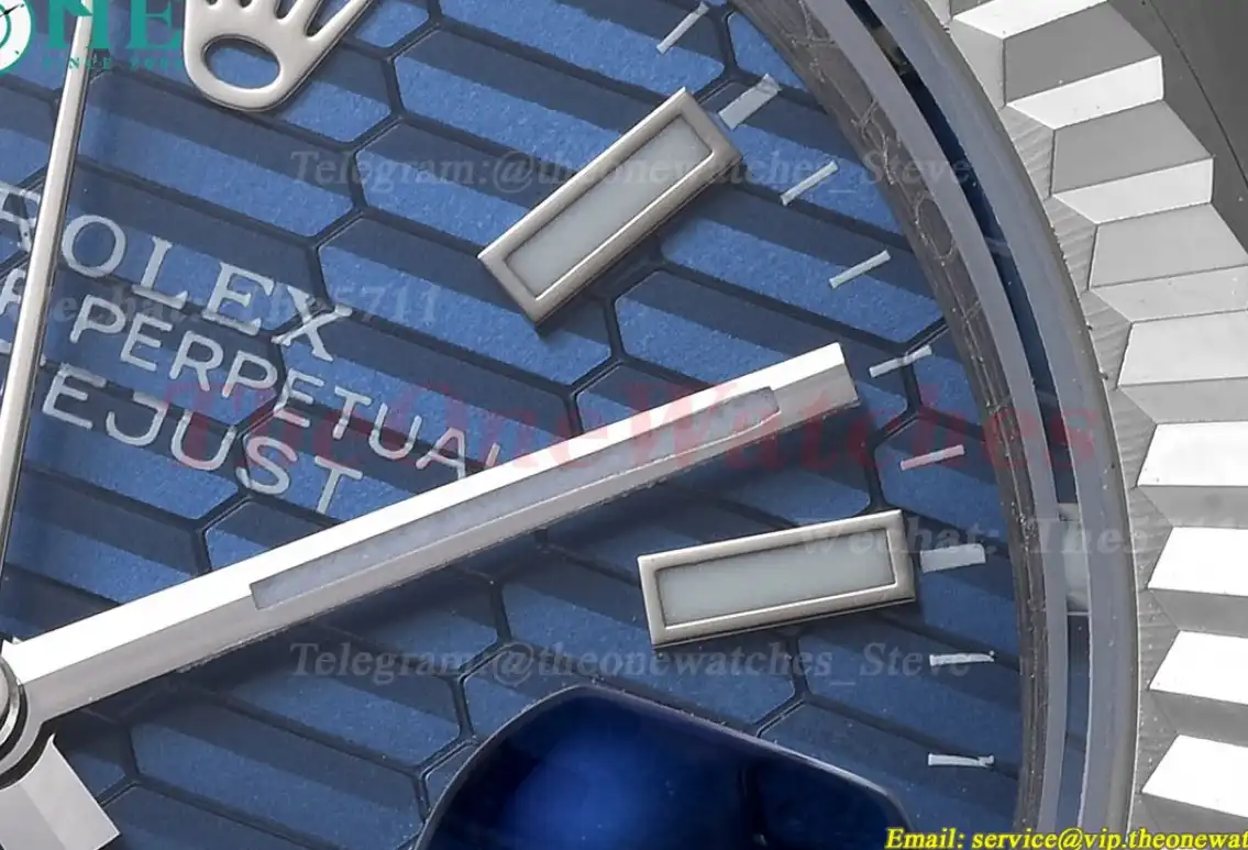 Datejust 126234 36mm Jub SS SS Blue Textured Dial GDF MY8215