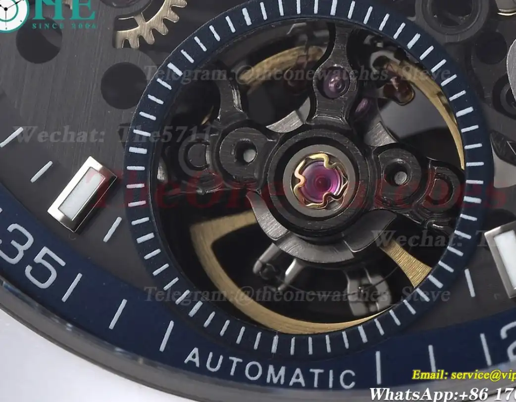 Overseas 6000V 41mm SS SS Skeleton Dial GDF A7500