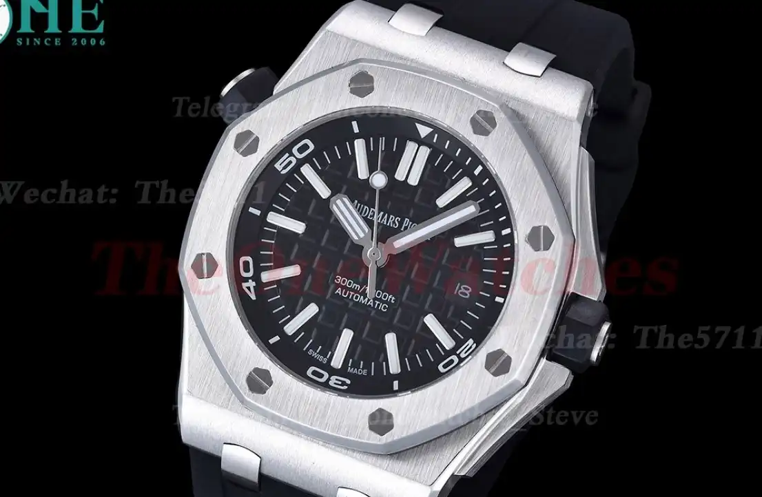 Royal Oak Offshore Diver 15710 42mm SS RU Black Stk GDF MY8215