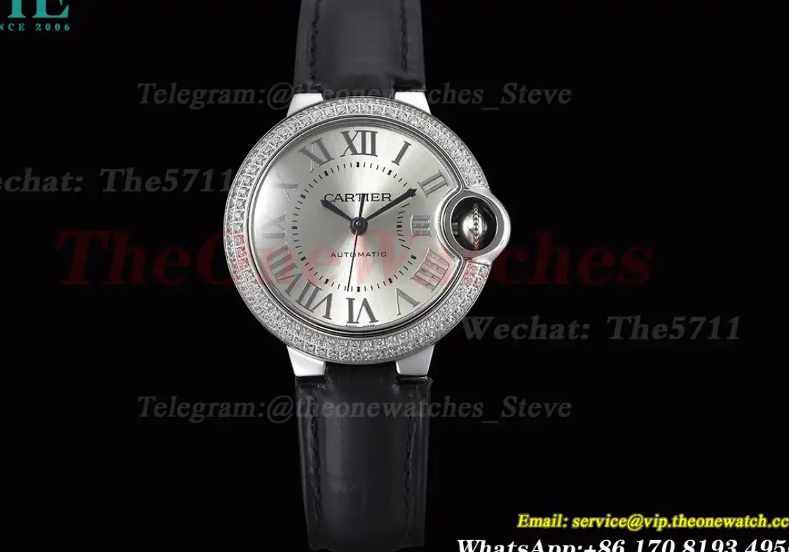 Ballon Bleu De Cartier 33mm Dia SS LE Silver Dial GDF NH05