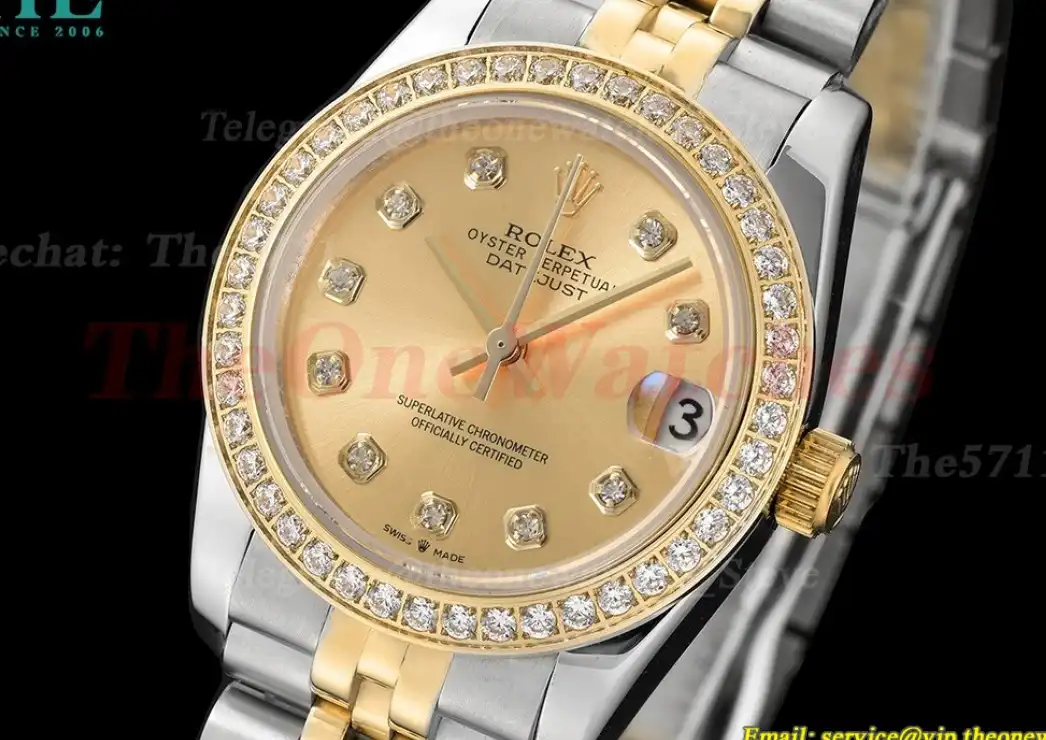 Datejust 28mm Dia YG SS Gold Dia GDF MY8215