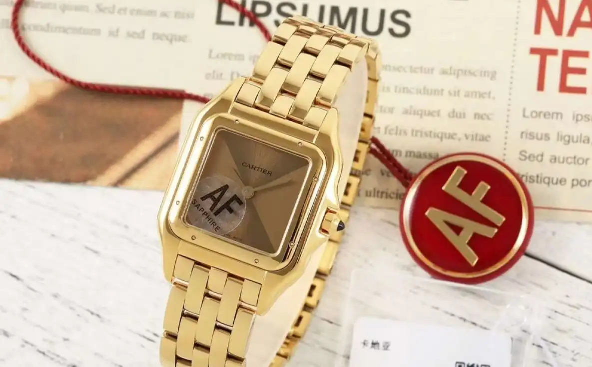 Panthere Secrete De Ladies 27mm YG YG Gold Brown Dial AF Quartz