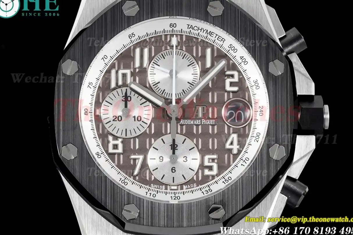 Royal Oak Offshore 42mm SS LE Khaki Slv APF A3126