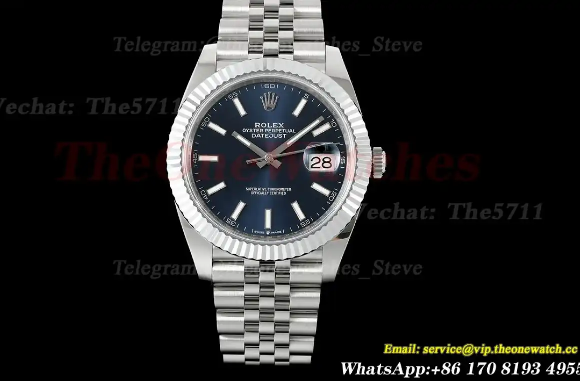 Datejust 126334 41mm Jub SS SS Blue Dial JQF VR3235