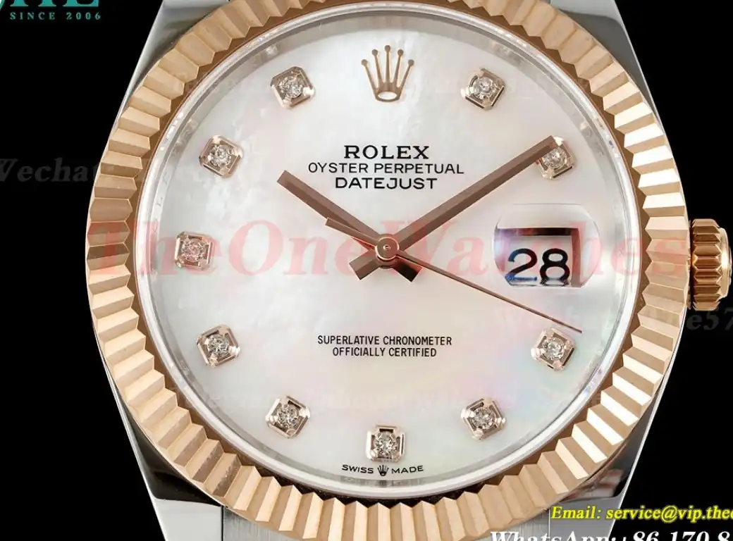 Datejust 126331 41mm Oys RG SS Mop Dia EWEF A3235