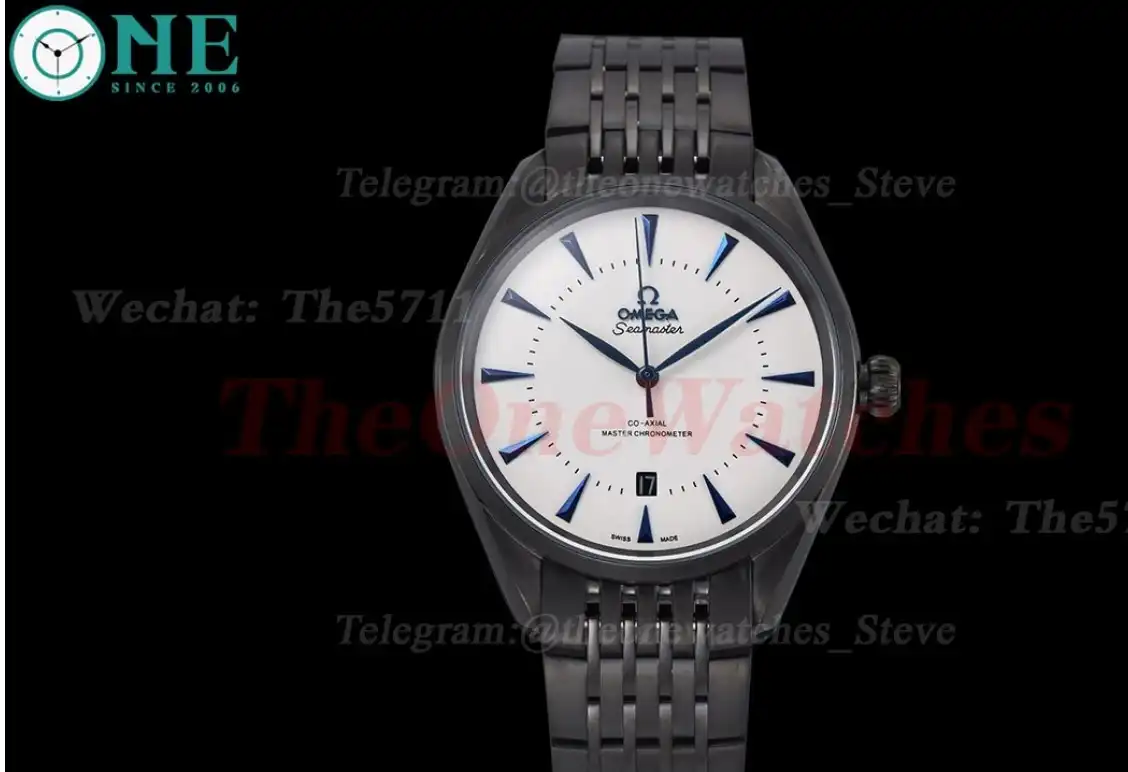 Seamaster 41mm PVD PVD White Dial GDF MY8215