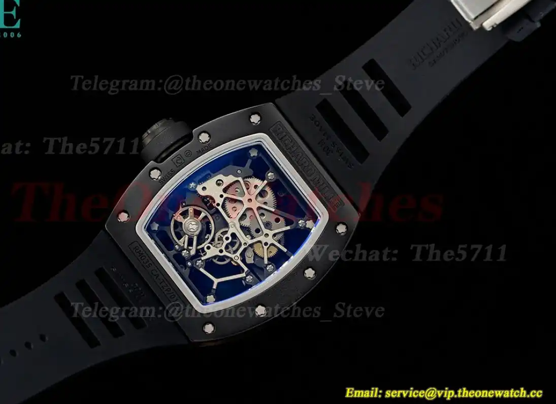 RM035-02 Black RG RU Skeleton Dial Sonic RMAL1