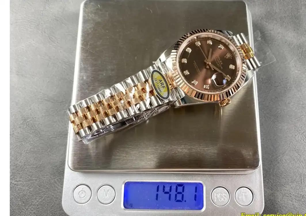 Datejust 126331 41mm Jub RG SS Brown Dia ARF SH3235(Tungsten Heavy Version)