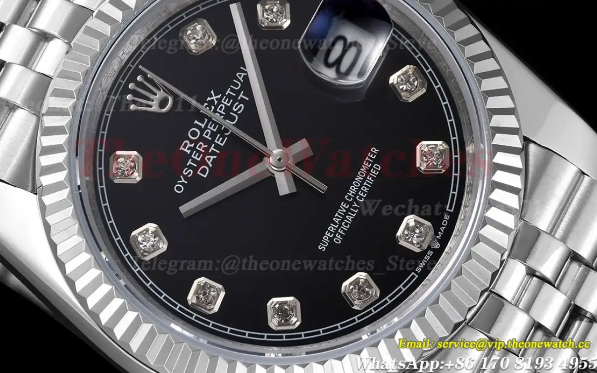 Datejust 126234 36mm Jub SS SS Black Dia GDF MY8215