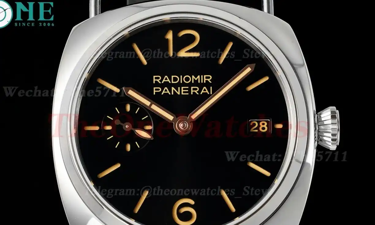 Radiomir Quaranta PAM1294 40MM SS LE Black Dial TTF A7750