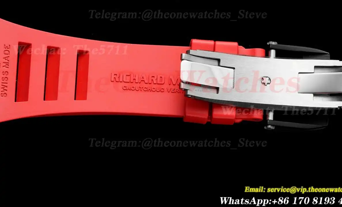 RM035-02 NTPT RU Skeleton Dial on Red Strap ZF V5 NH05A